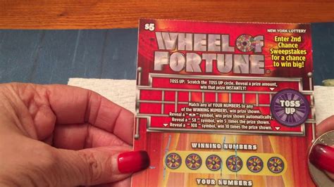 5 Wheel Of Fortune Tickets From The Nys Lottery Scratch Off Instant Win Tickets Youtube