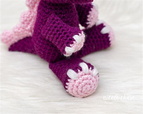 Ravelry Mini Toby The Tarbosaurus Pattern By Nicole Chase