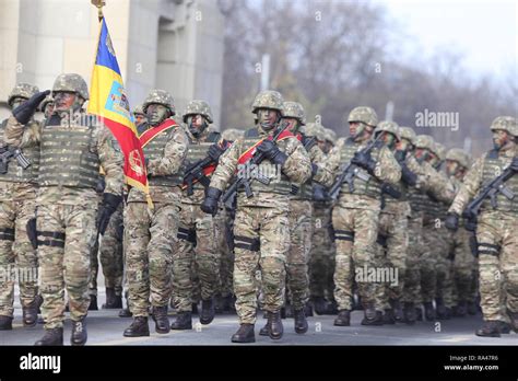 Bucharest, Romania - December 1, 2018: Romanian special forces soldiers ...