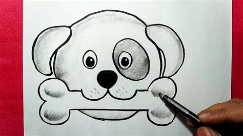 Dog Simple Pencil Drawing | Bruin Blog