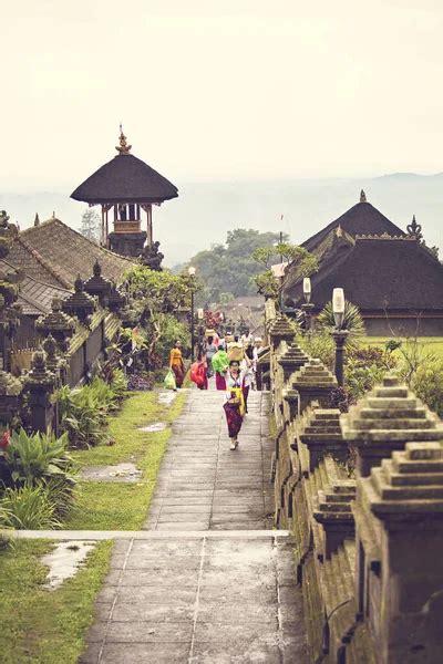 BALI INDONESIA Febrero 2020 Complejo De Monasterio Pura Besakih