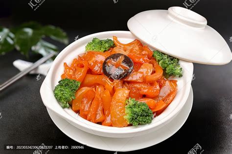 蹄筋海参鲍中国菜系食品餐饮摄影素材汇图网