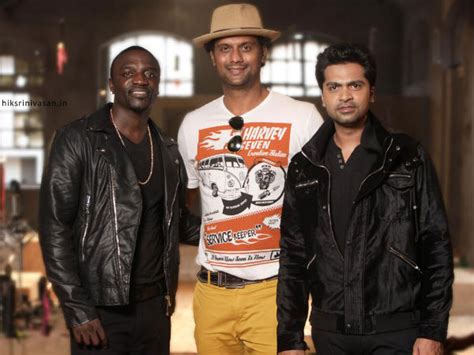 Akon Wraps Up Love Anthem Simbu Filmibeat