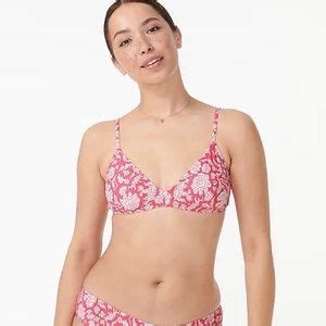 J Crew Swim Nwt J Crew X Sz Blockprints Bikini Set In Nila Pink