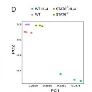 Microarray Analysis Of Stat Regulated Genes In B Cells A Dot Plots