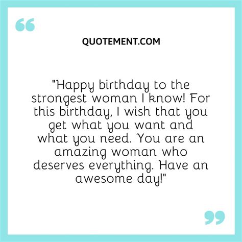 90 Happy Birthday To A Strong Woman Wishes And Quotes | Birthday wishes ...