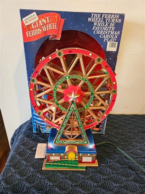 MR CHRISTMAS GIANT FERRIS WHEEL TURNS LIGHTS UP MIB 1994 EBay