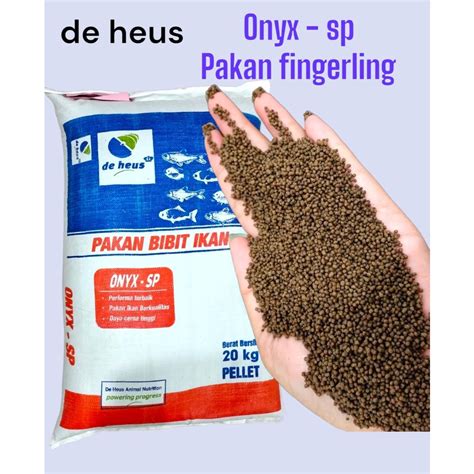 Jual De Heus Onyx Sp Kg Pakan Bibit Ikan Pakan Fingerling Size Mm