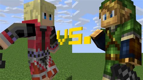 Shulk Vs Link Minecraft Animation Youtube