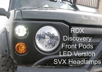 RDX LED Lamp Light Surrounds With SVX Headlights Land Rover Discovery