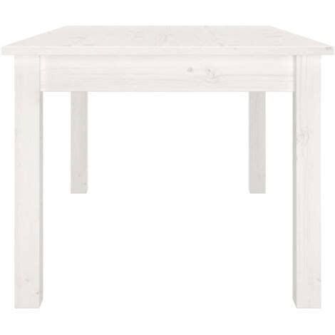 Table Basse Blanc X X Cm Bois Massif De Pin