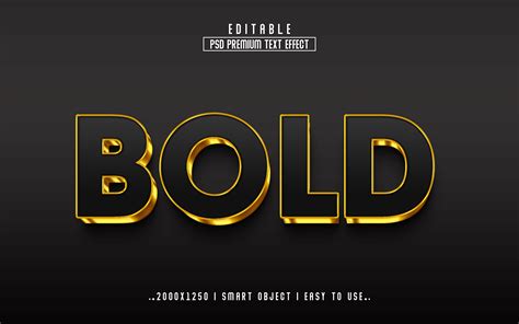 Bold 3d Editable Psd Text Effect Style Graphic By Mdjahidul99519