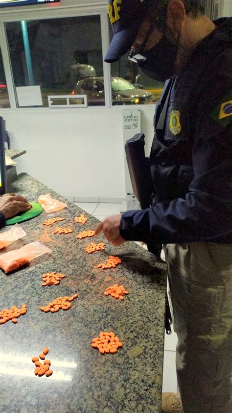 Prf Flagra Mais De 600 Comprimidos De Ecstasy Em Veículo Na Br 101 Em