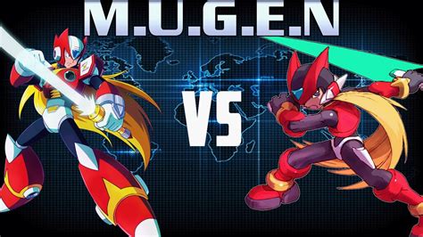 MUGEN 1 1 Maverick Hunter Zero Megaman X Vs Zero Megaman Zero YouTube