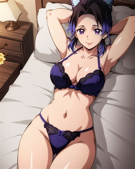 Busty Hentai Girl Alluring Bare Legs Big Breasts Bra Cleavage Demon