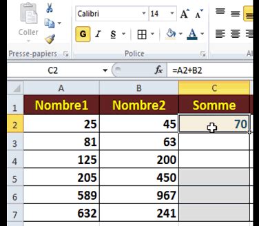 Comment Copier Des Formules Dans La M Me Ou Dans Une Autre Feuille