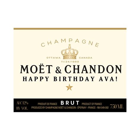 Custom Champagne Labels Wedding Birthday New Home Etsy