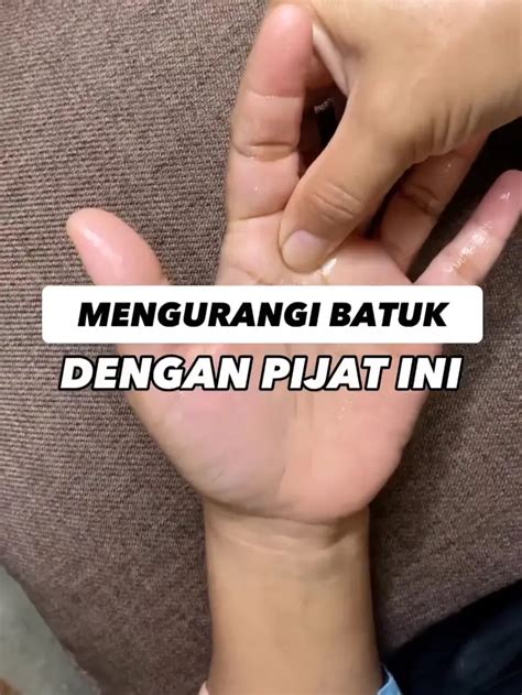 Tips Mengurangi Batuk Dengan Pijat Ini‼️ Video Dipublikasikan Oleh