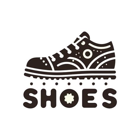 Simple Black And White Shoe Shop Logo Template 48065955 Vector Art At