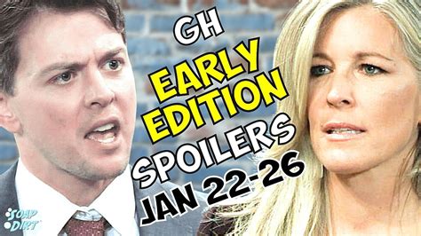 General Hospital Early Spoilers Jan Carly Rages Michael