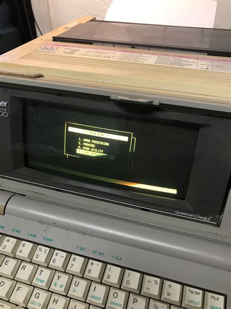 Vintage Brother Word Processor Wp 2200 Some Dirty Tested See Video Ebay