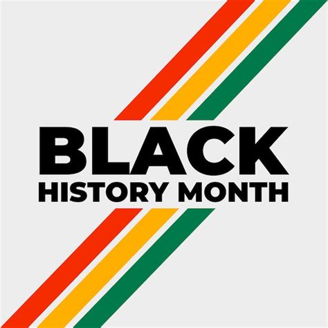 Premium Vector Black History Month Vector Banner Template