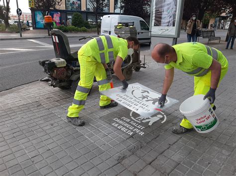 Ajuntament Sabadell on Twitter Ara es comença a pintar la