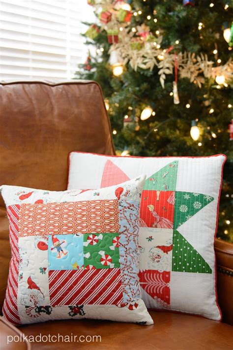 Quilted Pillow Tutorial - the Polka Dot Chair