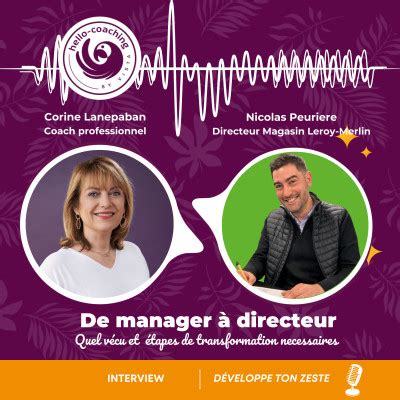 MANAGEMENT LEADERSHIP DEVELOPPE TON ZESTE De manager à directeur