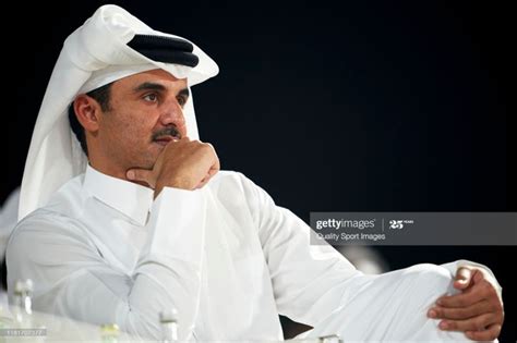 Sheikh Tamim Bin Hamad Al Thani The Emir Of Qatar Attends The