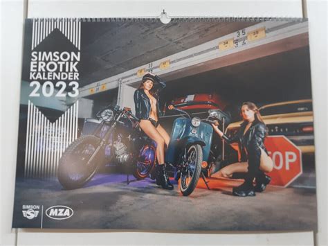 Simson Erotik Kalender S50 S51 S70 Schwalbe Star Habicht Bonbusblatt