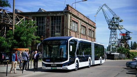 Elektrycznych Autobus W Man Lion S City Dla Gda Ska Samochody