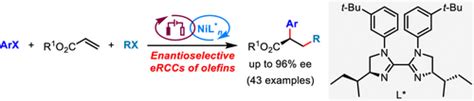 Enantioselective Reductive Cross Couplings Of Olefins By Merging