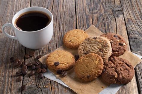 Premium Photo Tasty Cookies And Coffee