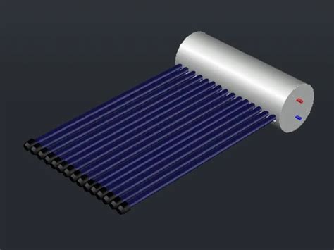 Bloque Calentador Solar En Autocad Dwg Dwgautocad Hot Sex Picture