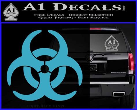 Biohazard Decal Sticker Standard D2 A1 Decals