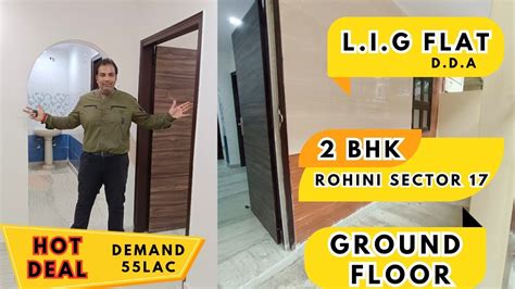 Bhk Dda Lig Ground Floor Available In Rohini Sector Must Watch