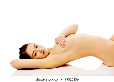 Beautiful Naked Slim Woman Lying On Stock Photo Shutterstock