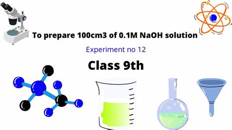 Prepare 100cm3 Of 01m Naoh Youtube