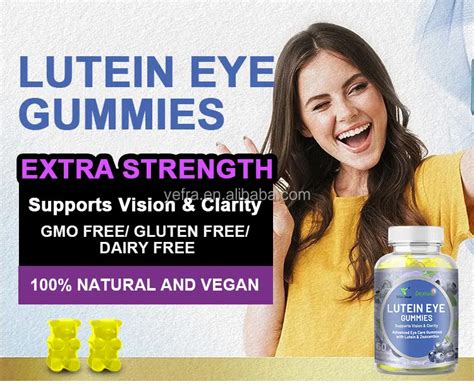 Lutein Gummies Advanced Eye Care Supplement Vitamin Dha Gummy Beta