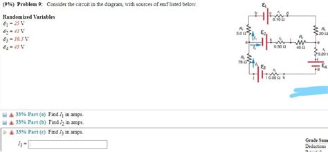 Solved (9%) Problem 9: Consider the circuit in the diagram, | Chegg.com