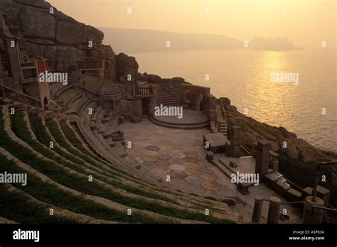 Minack Theatre at Porthcurno Cornwall England UK Stock Photo - Alamy