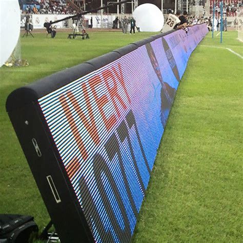 Stadium Perimeter Led Display Sports Advertising Full Color Outdoor