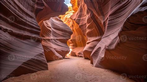 Breathtaking Antelope Canyon Landscape with Stunning Natural Rock