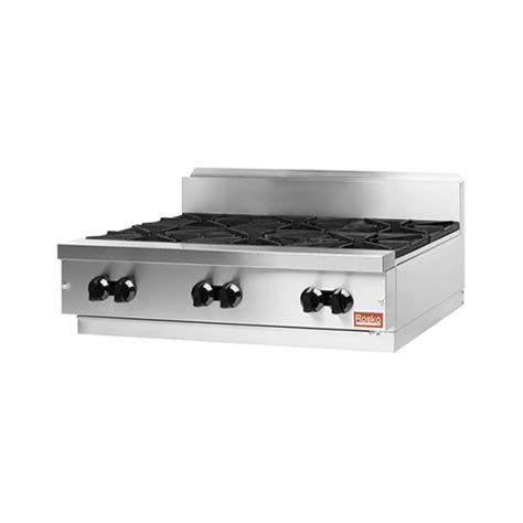 Rosko Ro Rcg 36ng 36″ Natural Gas Hot Plate Vortex Restaurant Equipment