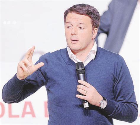 Renzi E La Teoria Del Complotto Santa Alleanza Contro Di Me Il