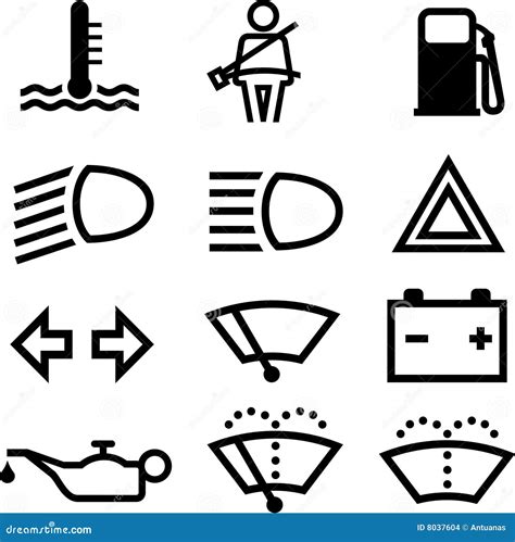Car Indicators Stock Images - Image: 8037604