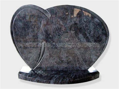 Bahama Blue Granite Headstone 084 - VIEKA - Natural Culture Stone ...