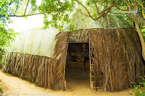 Imagem de uma oca que eram as casas dos índios