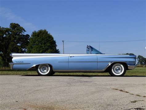 1959 Oldsmobile 98 Blue + White Two Tone Convertible 394cu/315hp | Frank's Classic Cars